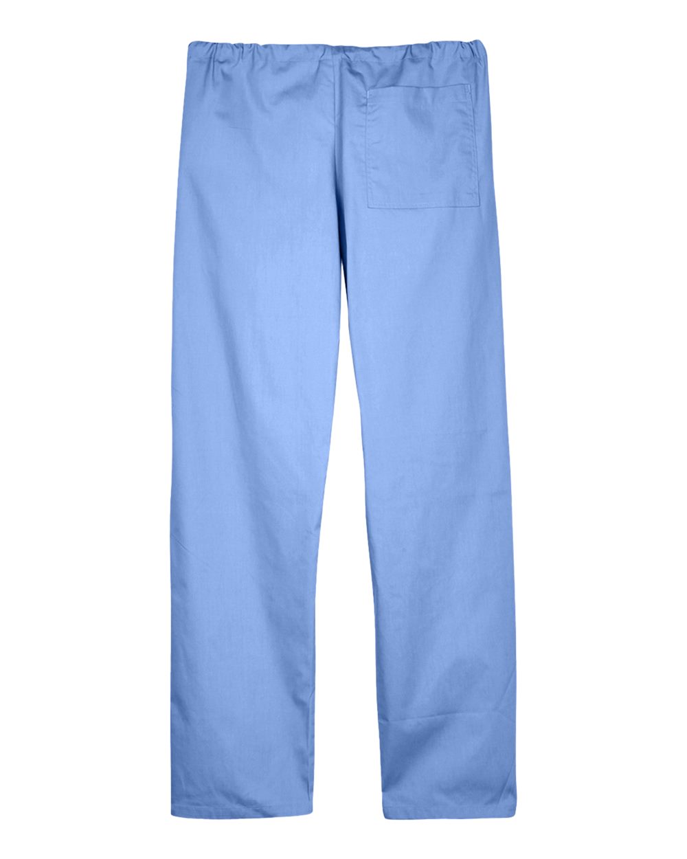 Rear View of Ciel Blue Unisex Restore Scrub Bottom - M898