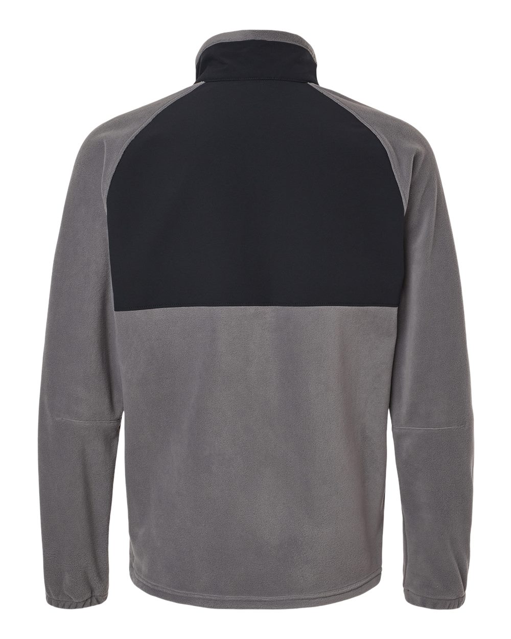 Rear View of City Grey/ Black Sage Peak™ Fleece Full-Zip Jacket - 209578