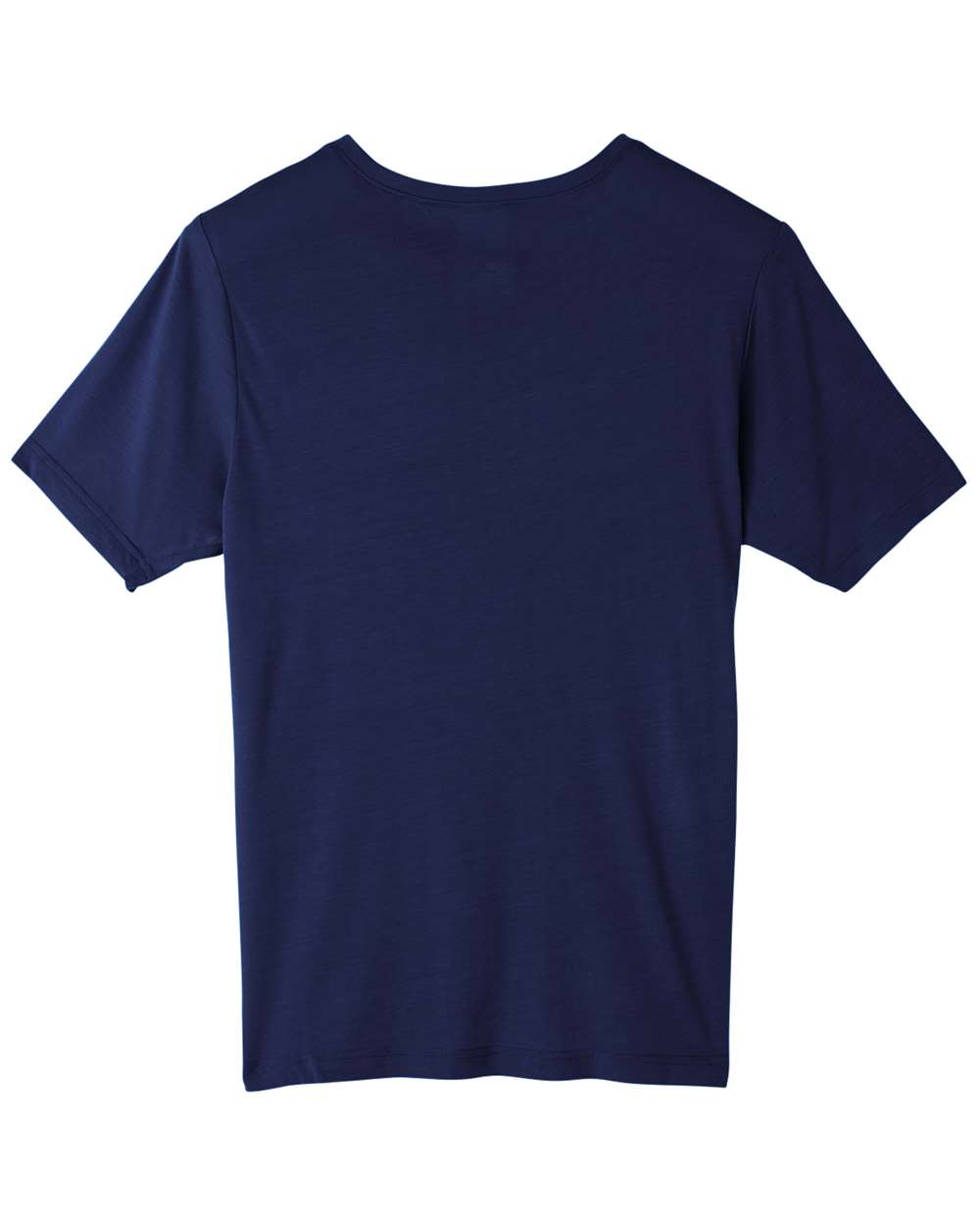 Rear View of Classic Navy Unisex Tall Fusion ChromaSoft™ Performance T-Shirt - CE111T