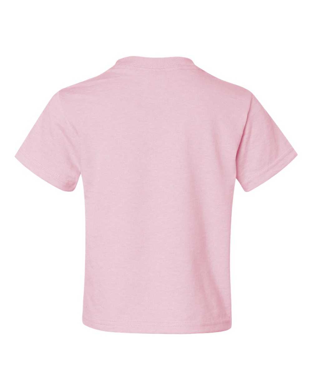 Rear View of Classic Pink Dri-Power® Youth 50/50 T-Shirt - 29BR