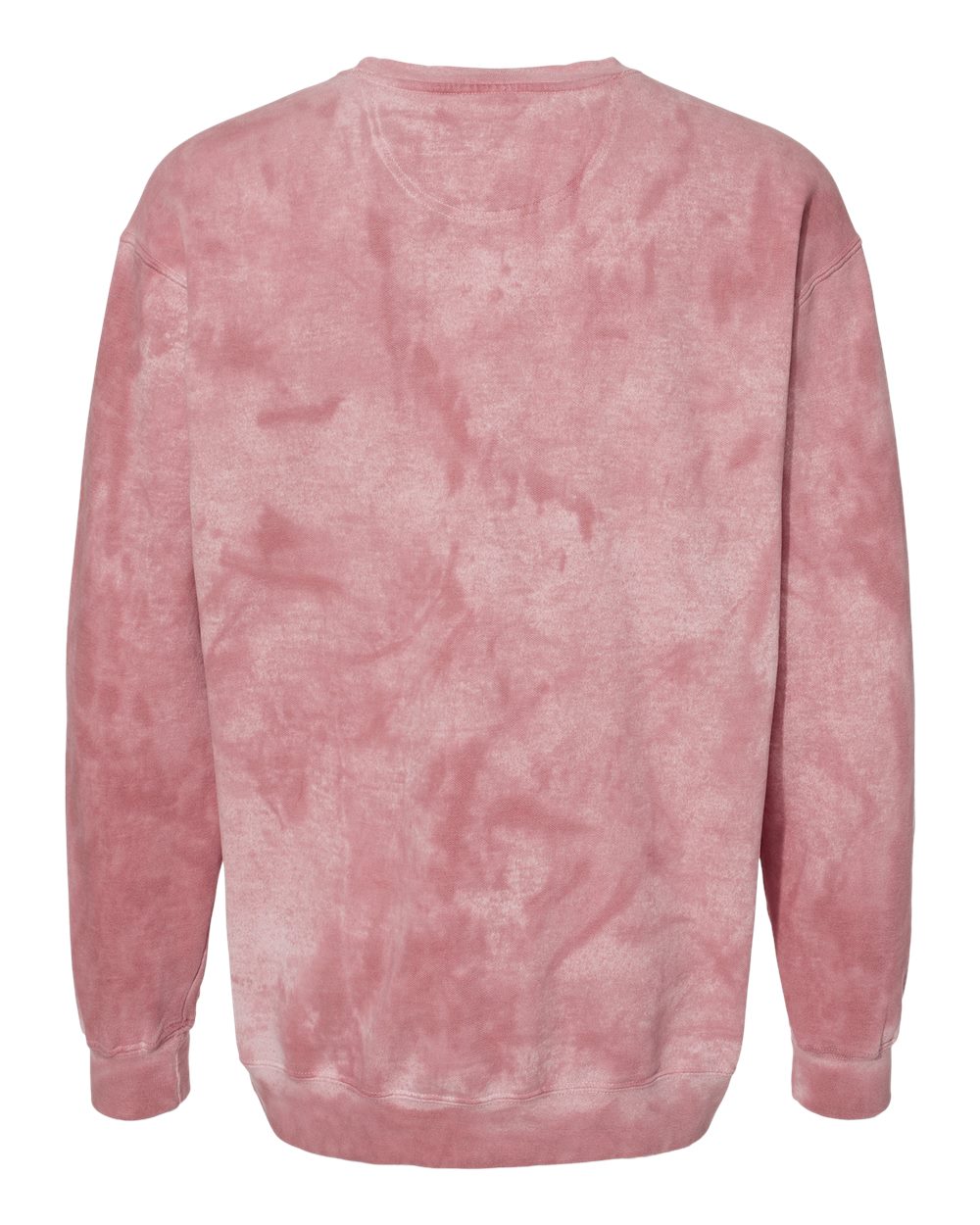 Rear View of Clay Colorblast™ Crewneck Sweatshirt - 1545