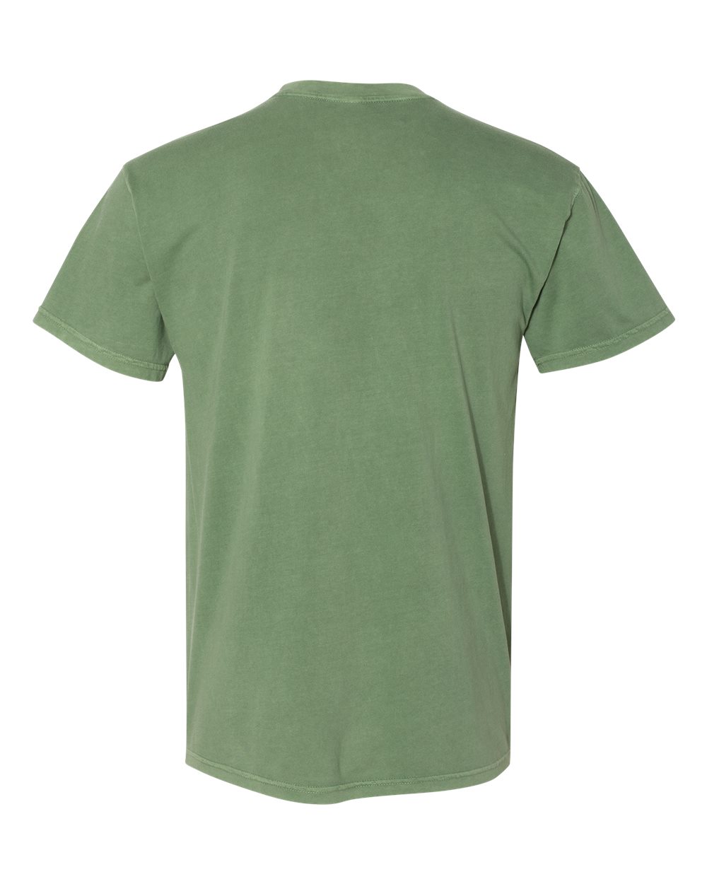 Rear View of Clover Inspired Dye Short Sleeve Pocket T-Shirt - 7415
