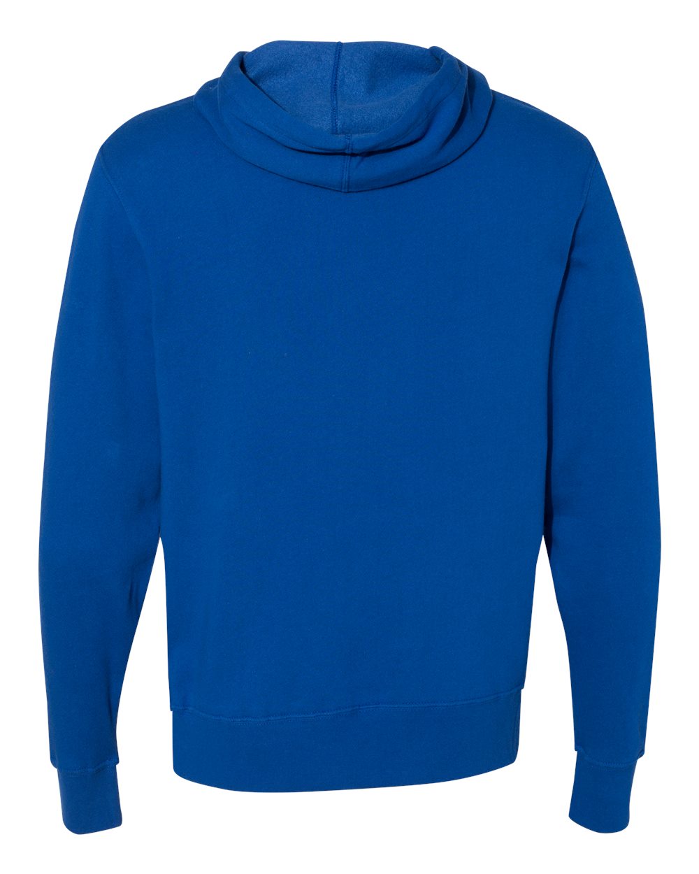 Rear View of Cobalt Lightweight Hooded Sweatshirt - AFX90UN