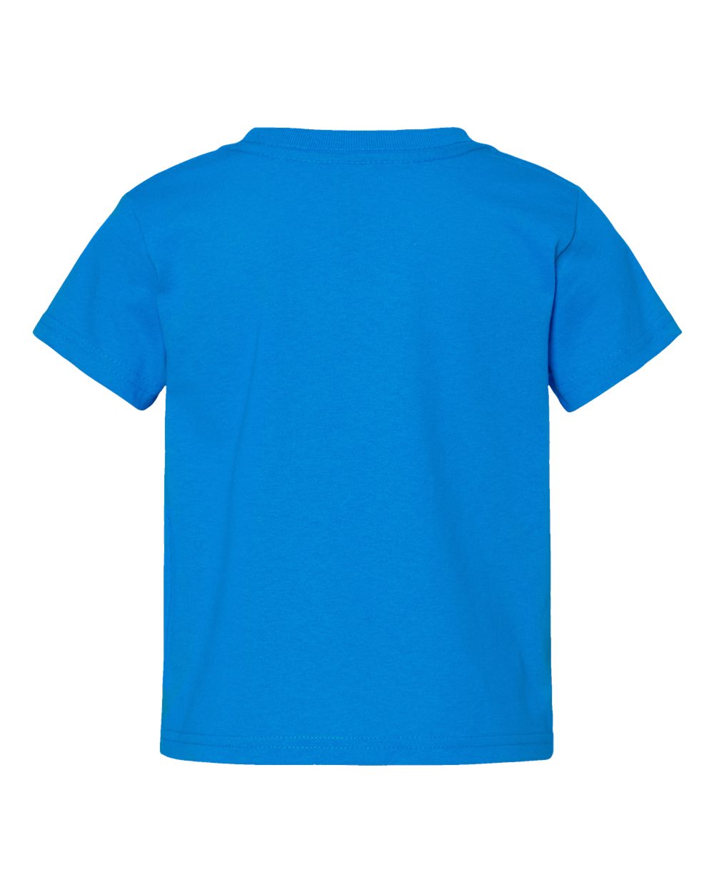Rear View of Cobalt Toddler Cotton Jersey Tee - 3301T