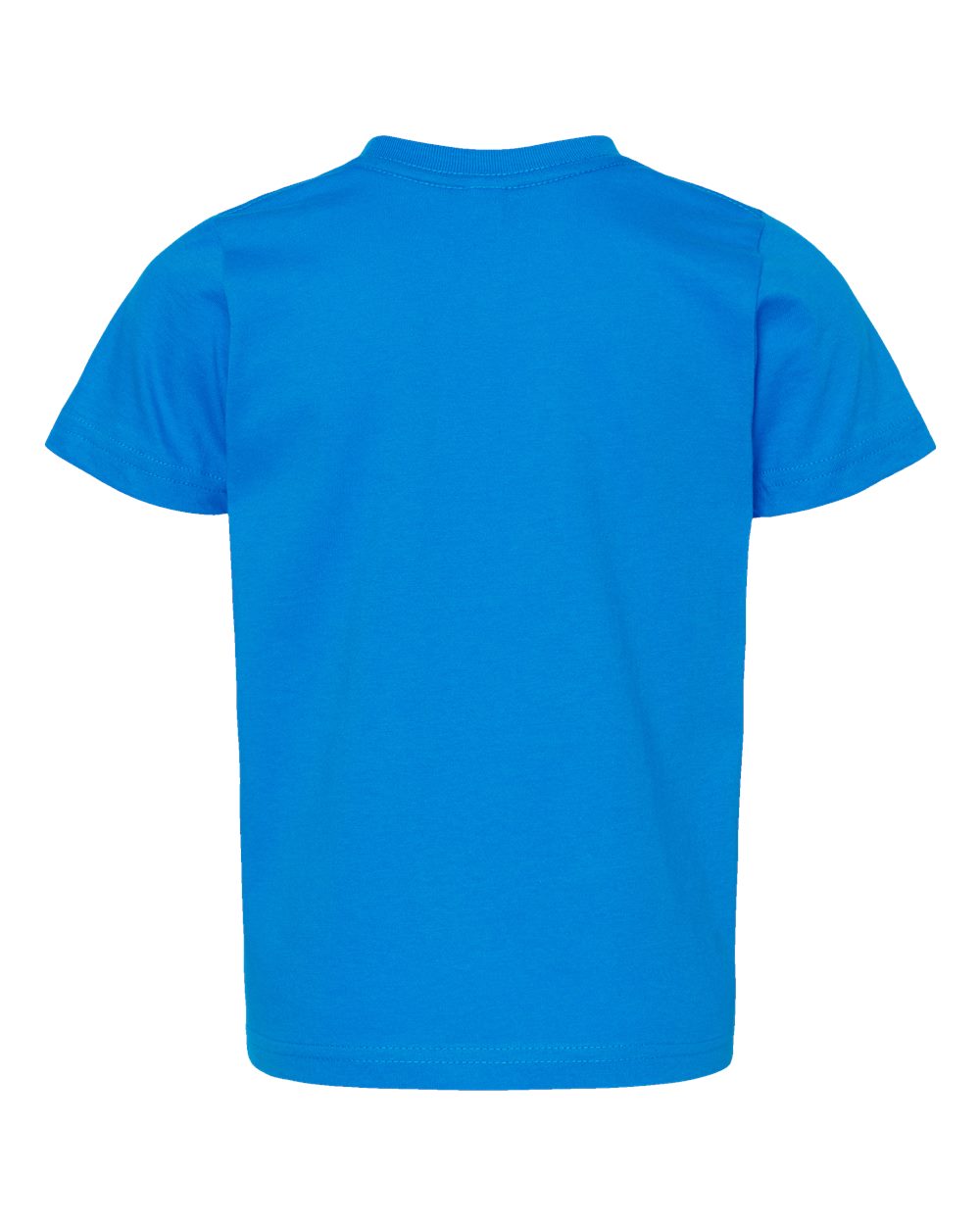 Rear View of Cobalt Toddler Fine Jersey Tee - 3321