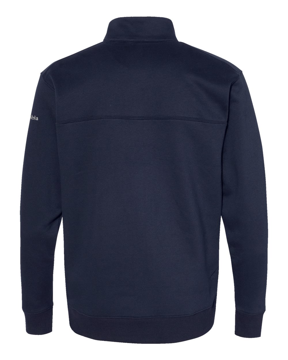 Rear View of Collegiate Navy Hart Mountain™ II Half-Zip Pullover - 212475
