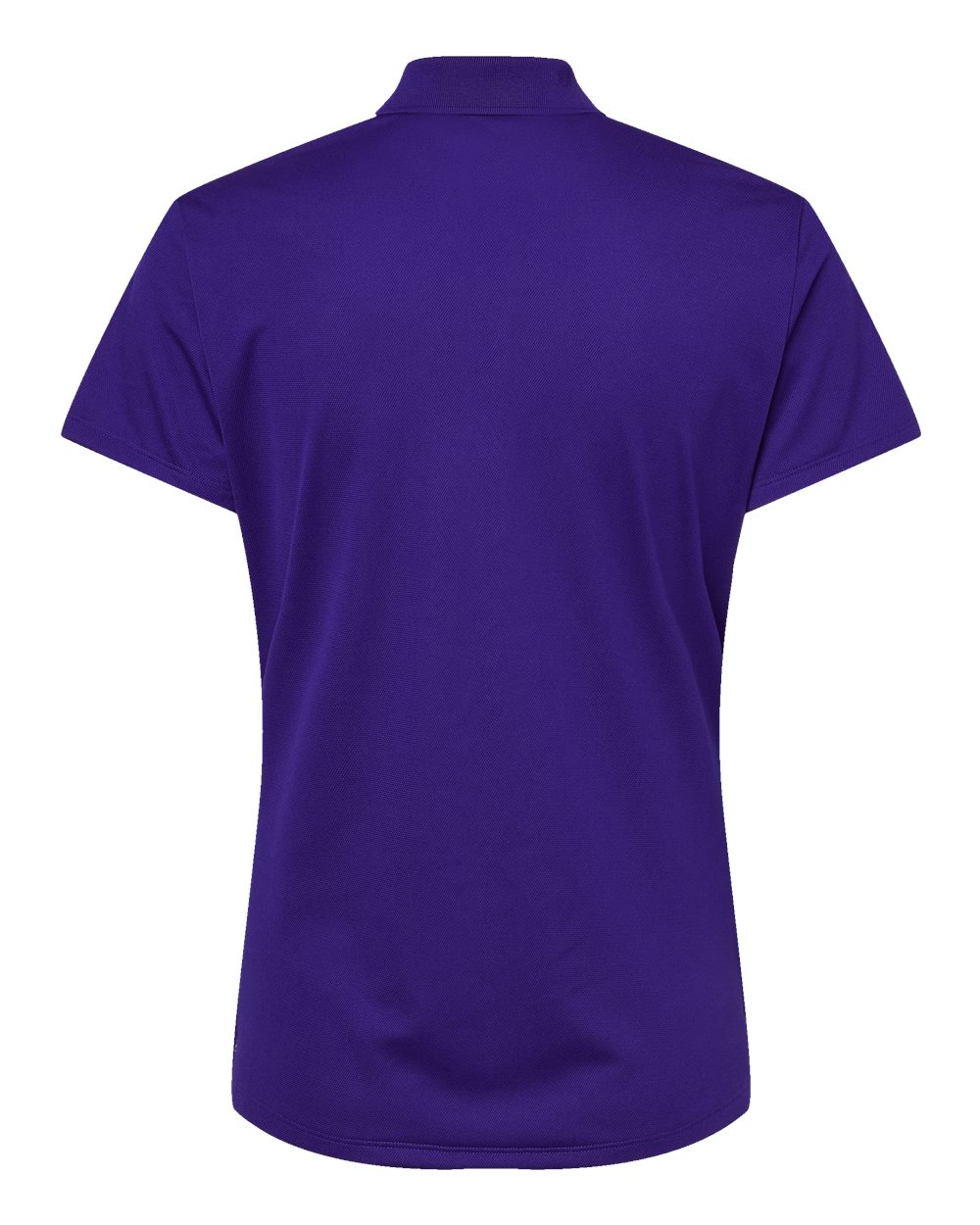 Rear View of Collegiate Purple Women's Basic Sport Polo - A431