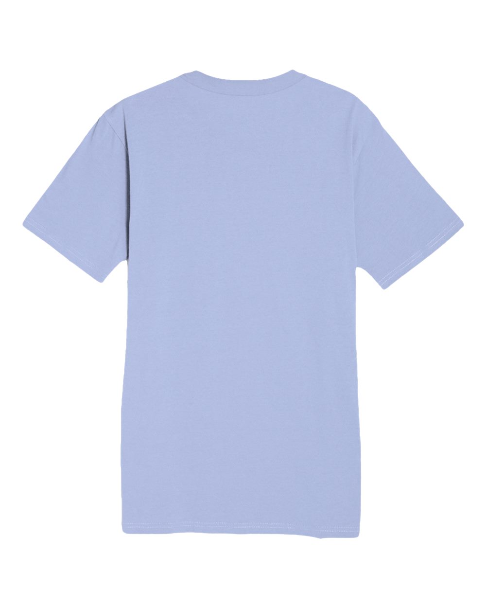 Rear View of Colony Blue Heavyweight T-Shirt - LS15001