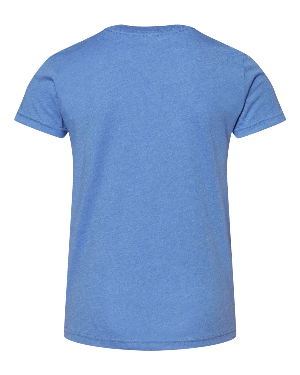 Rear View of Columbia Blue Youth Jersey Tee - 3001Y