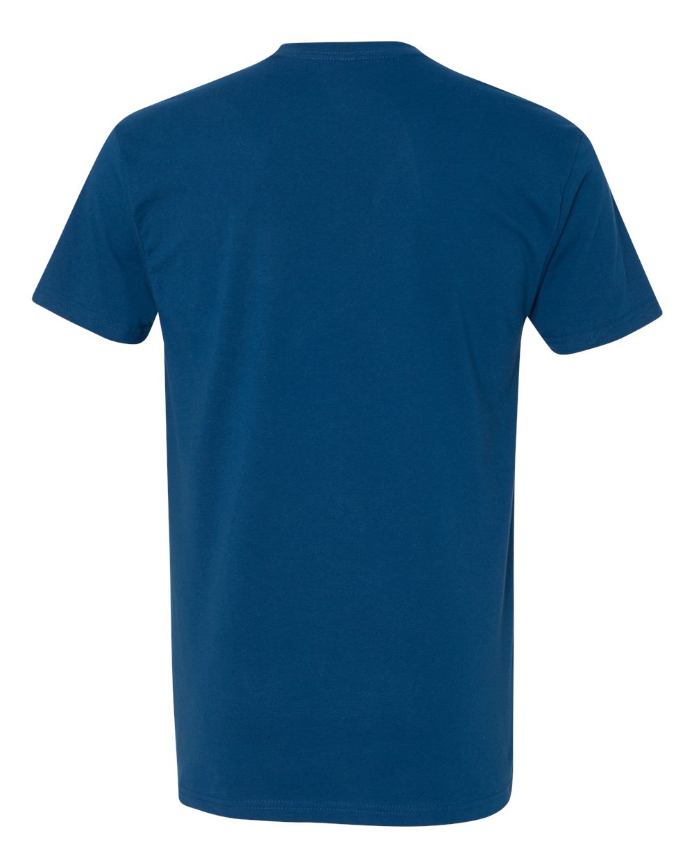 Rear View of Cool Blue Cotton T-Shirt - 3600