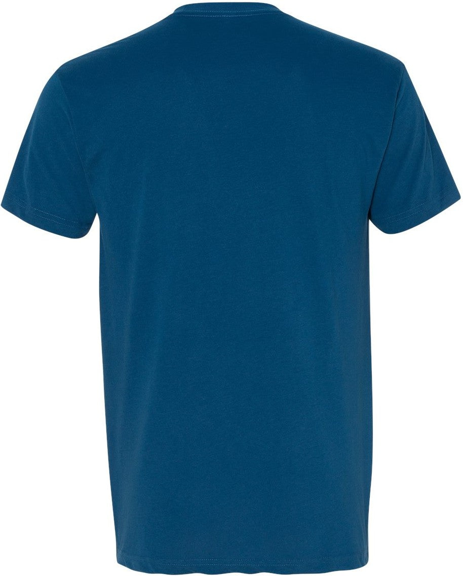 Rear View of Cool Blue Sueded T-Shirt - 6410