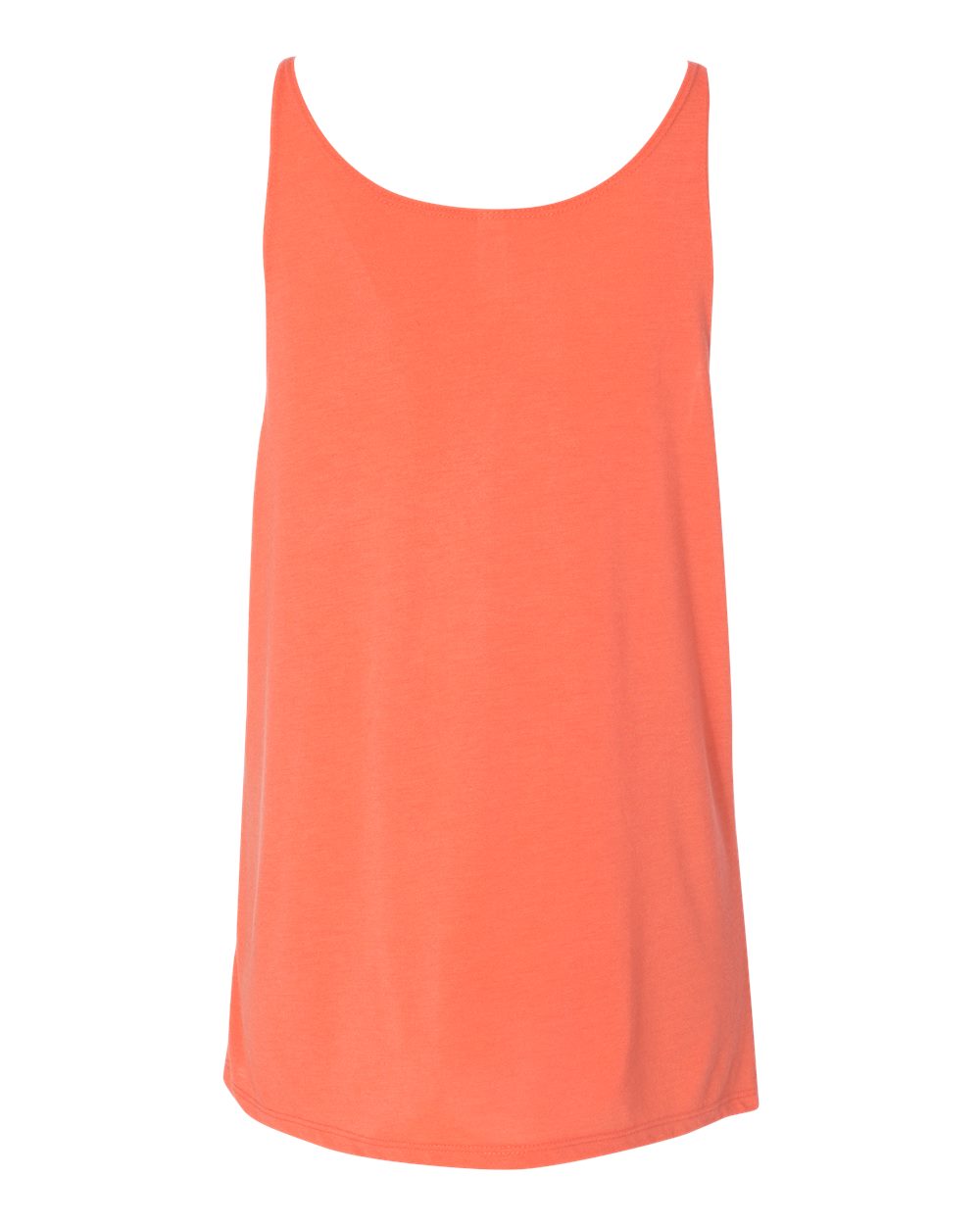 Rear View of Coral Women's Slouchy Tank - 8838