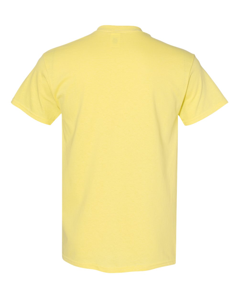 Rear View of Cornsilk Heavy Cotton™ T-Shirt - 5000