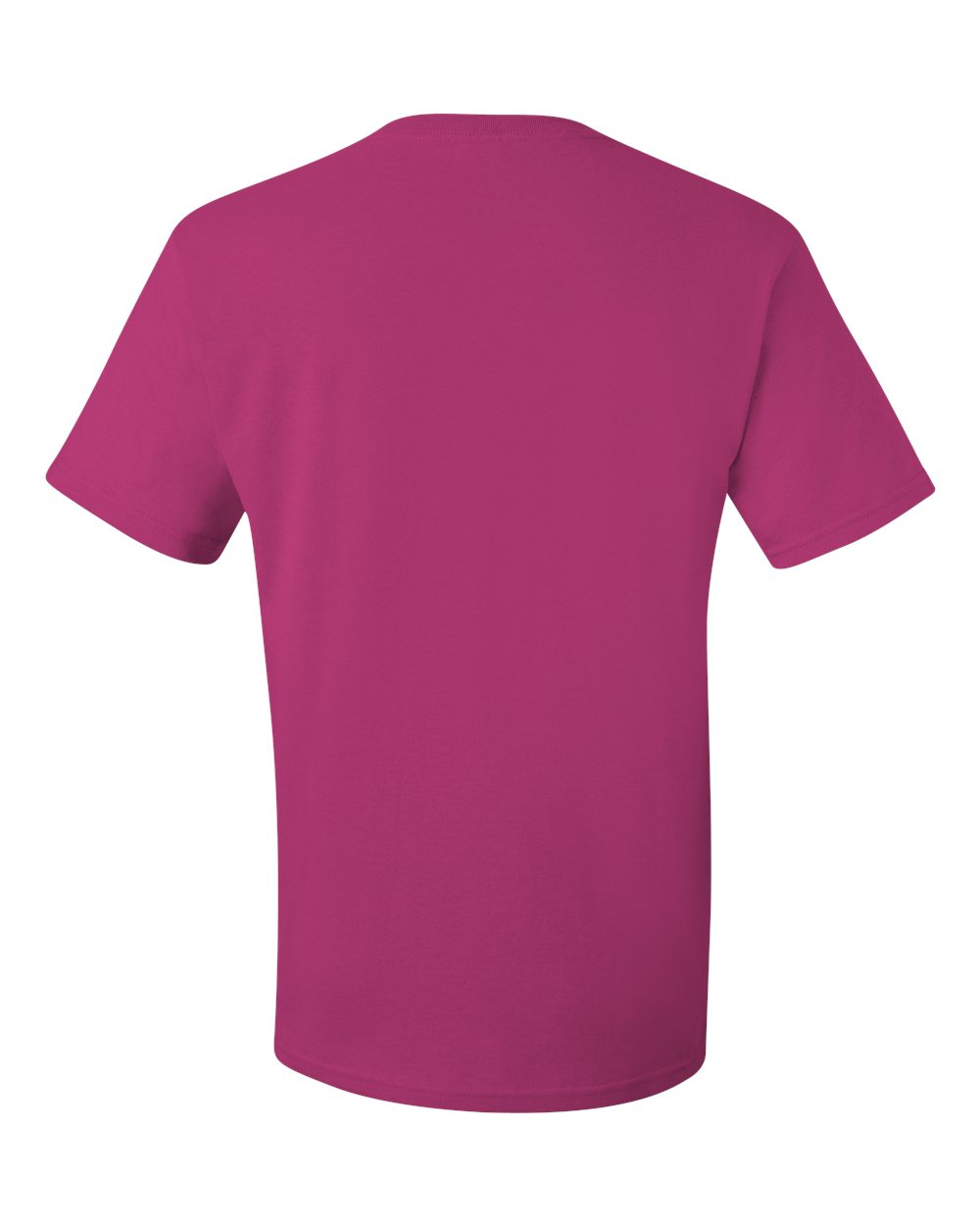 Rear View of Cyber Pink Dri-Power® 50/50 T-Shirt - 29MR