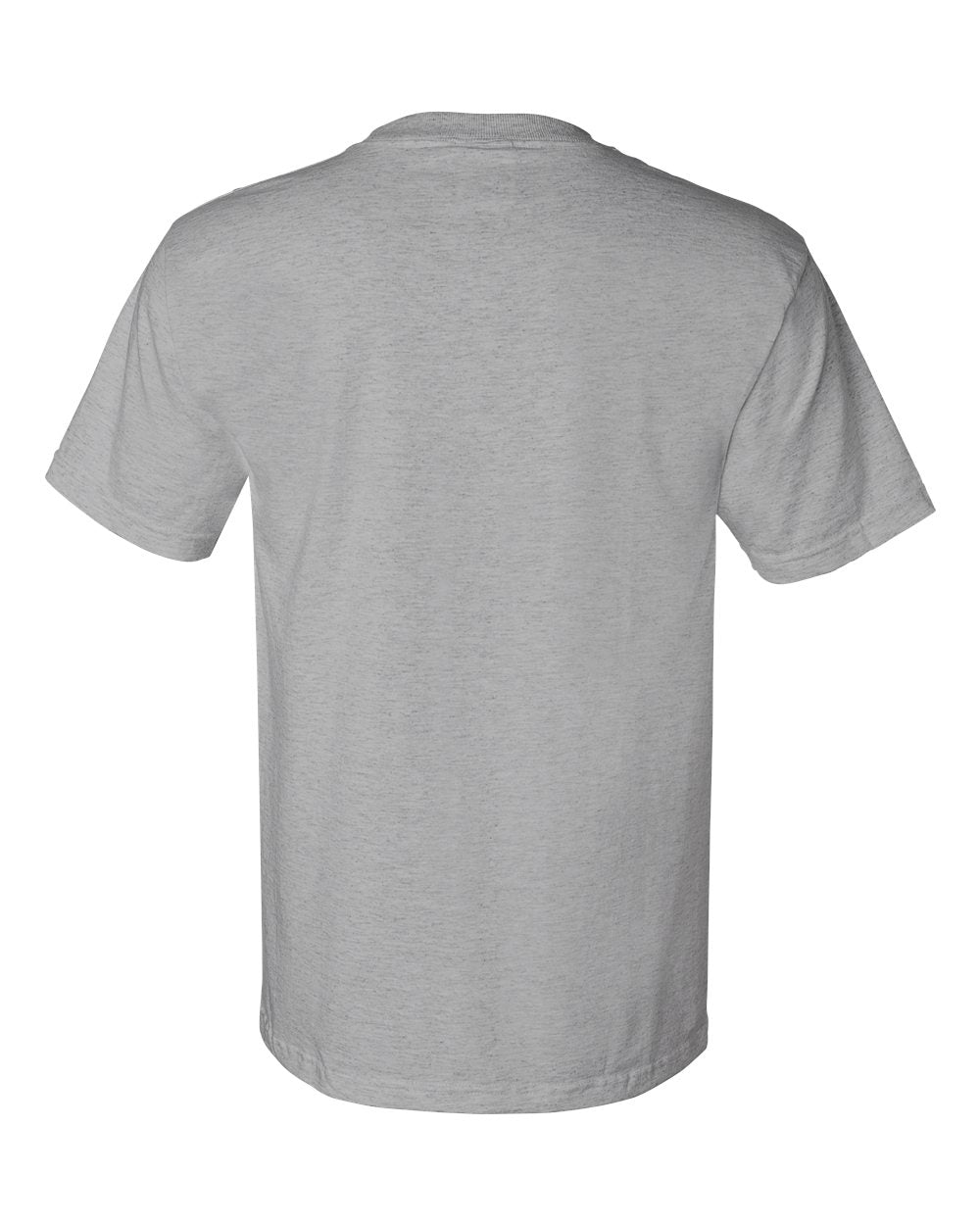 Rear View of Dark Ash Union-Made T-Shirt - 2905