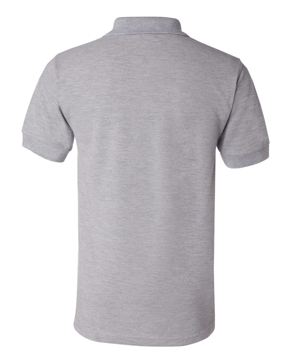 Rear View of Dark Ash USA-Made Polo - 1000