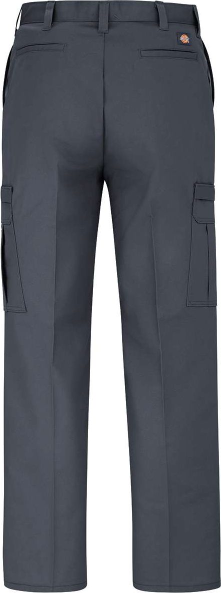 Rear View of Dark Charcoal - 37 Unhemmed Premium Industrial Cargo Pants - Odd Sizes - LP72ODD