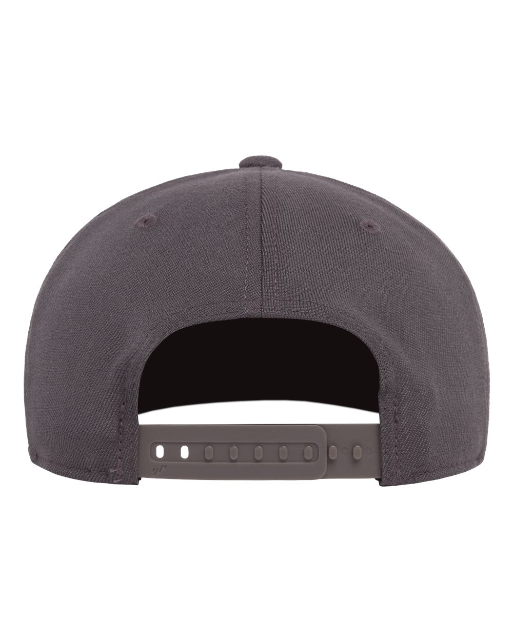 Rear View of Dark Grey 110® Snapback Cap - 110F