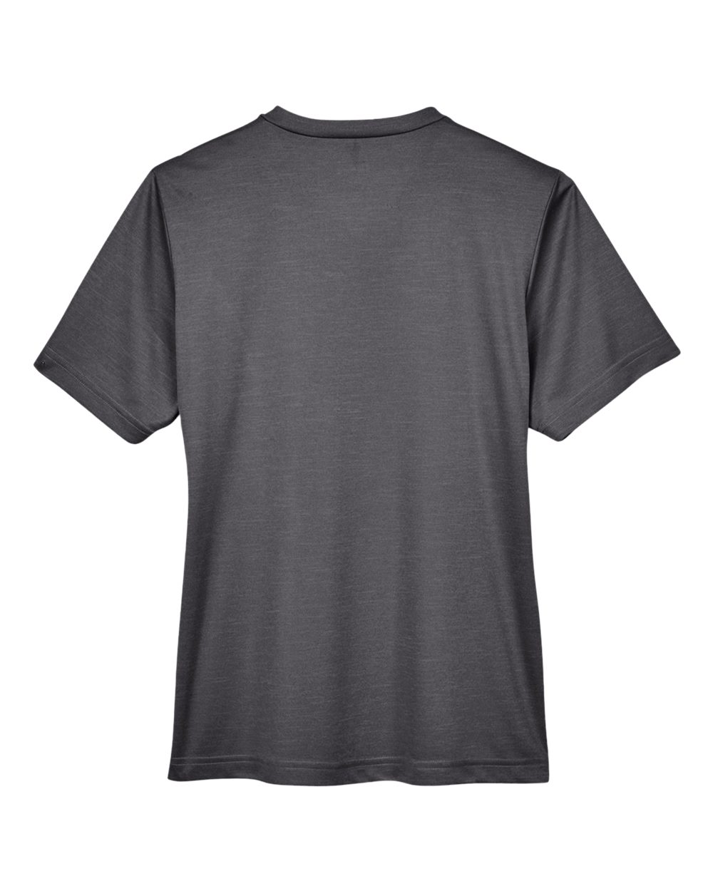 Rear View of Dark Grey Heather Women's Sonic Heather Performance T-Shirt - TT11HW