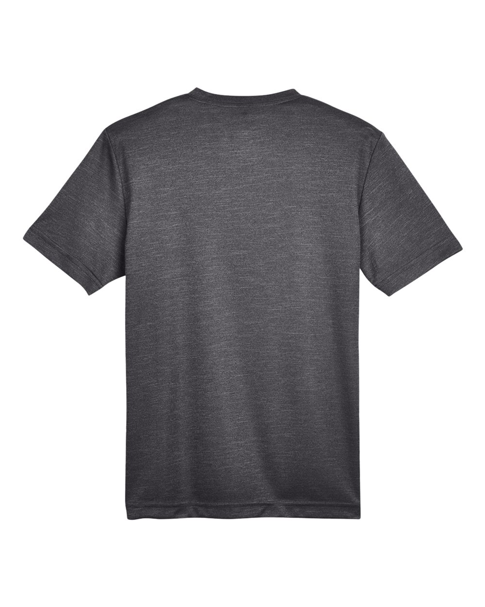 Rear View of Dark Grey Heather Youth Sonic Heather Performance T-Shirt - TT11HY