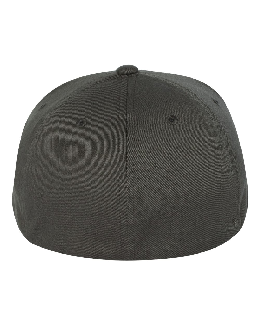 Rear View of Dark Grey Pro-Baseball On Field Cap - 6297F