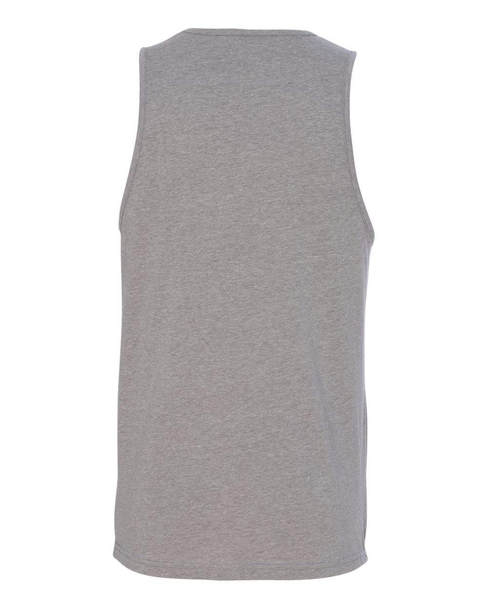 Rear View of Dark Heather Grey CVC Tank - 6233