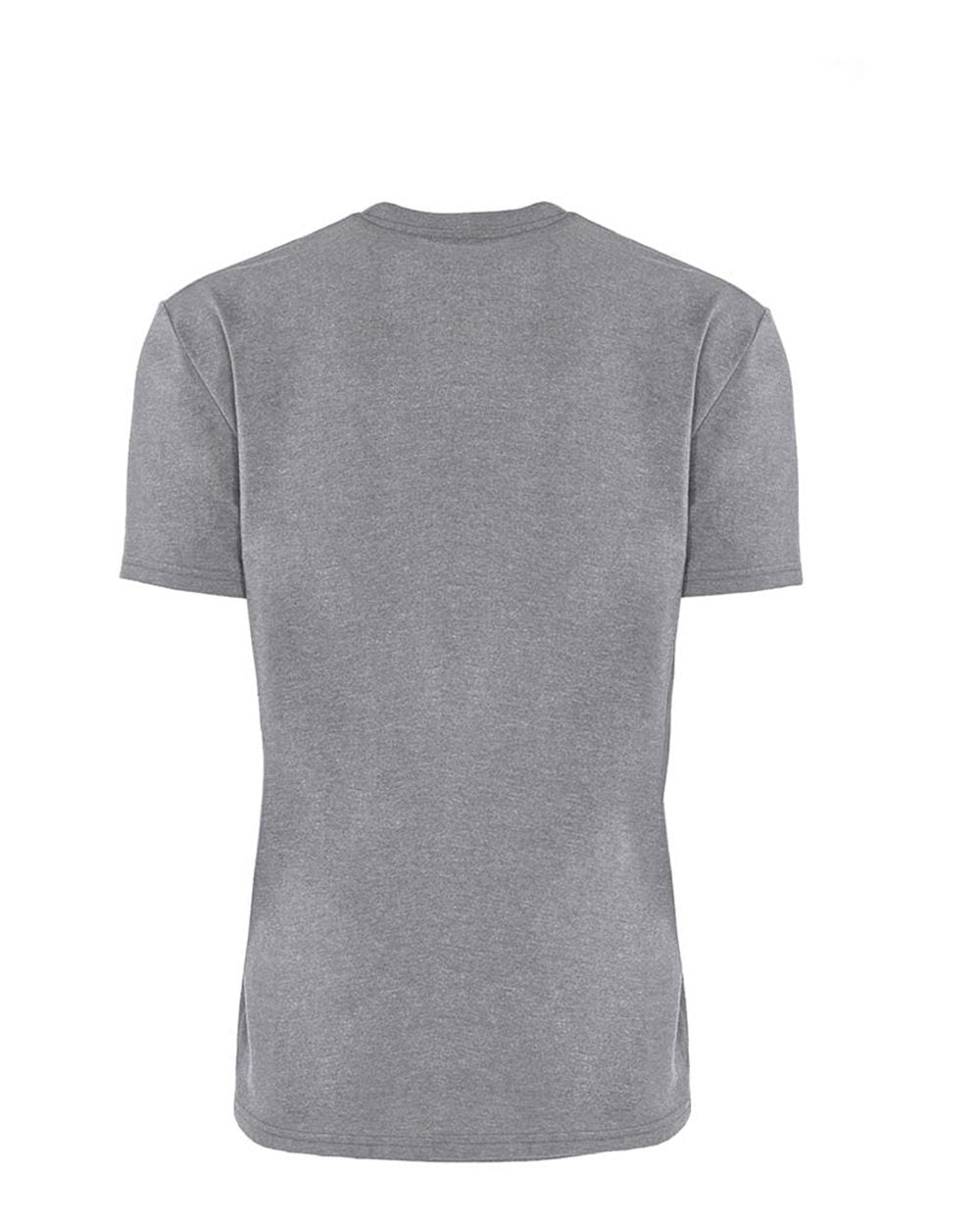 Rear View of Dark Heather Grey Eco Performance T-Shirt - 4210