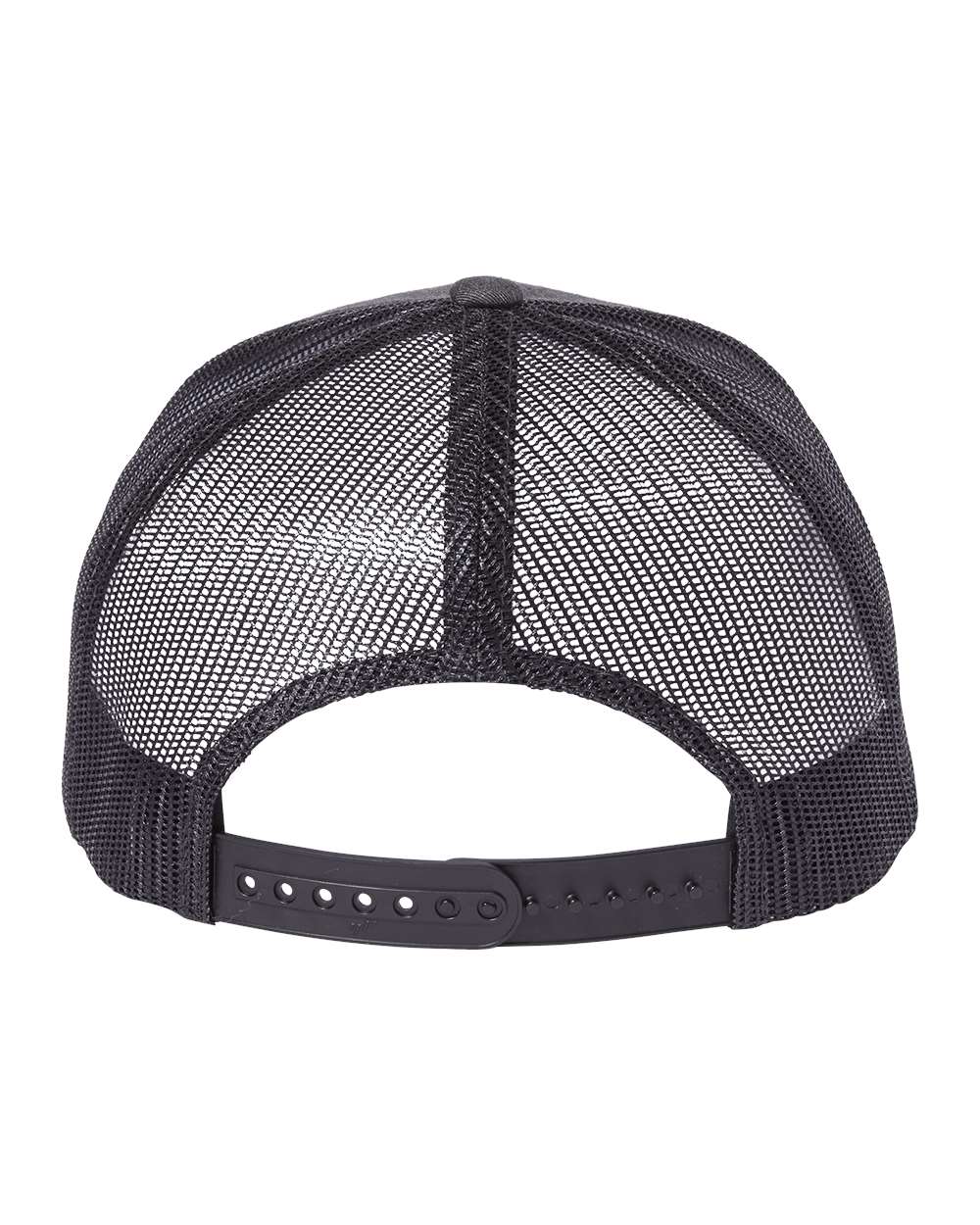 Front View of Dark Heather Grey Retro Trucker Cap - 6606