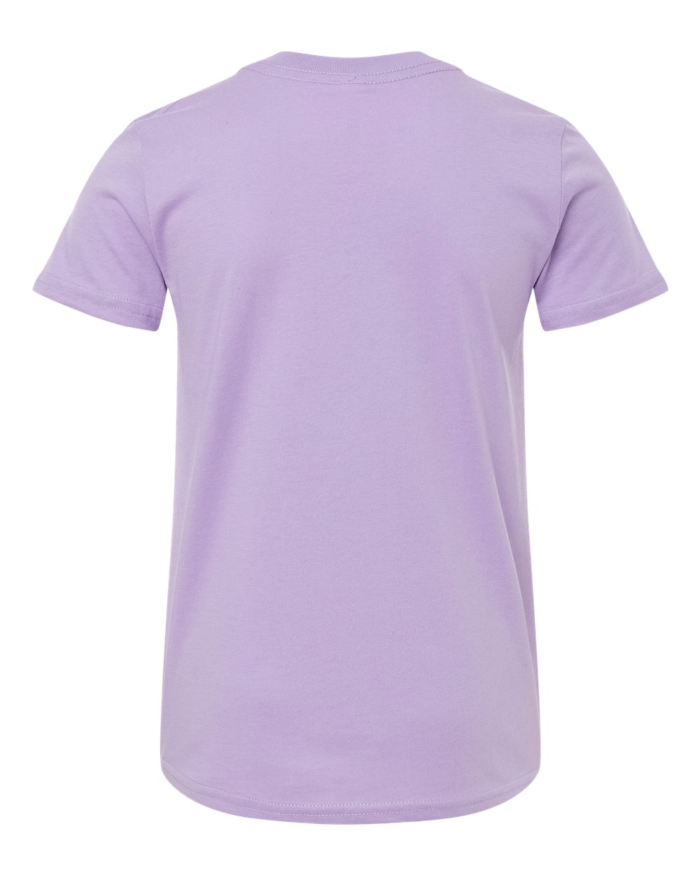 Rear View of Dark Lavender Youth Jersey Tee - 3001Y