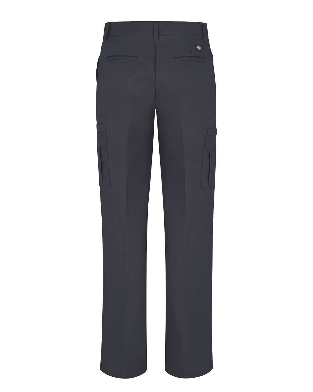 Rear View of Dark Navy - 32I Women's Premium Cargo Pants - FP72