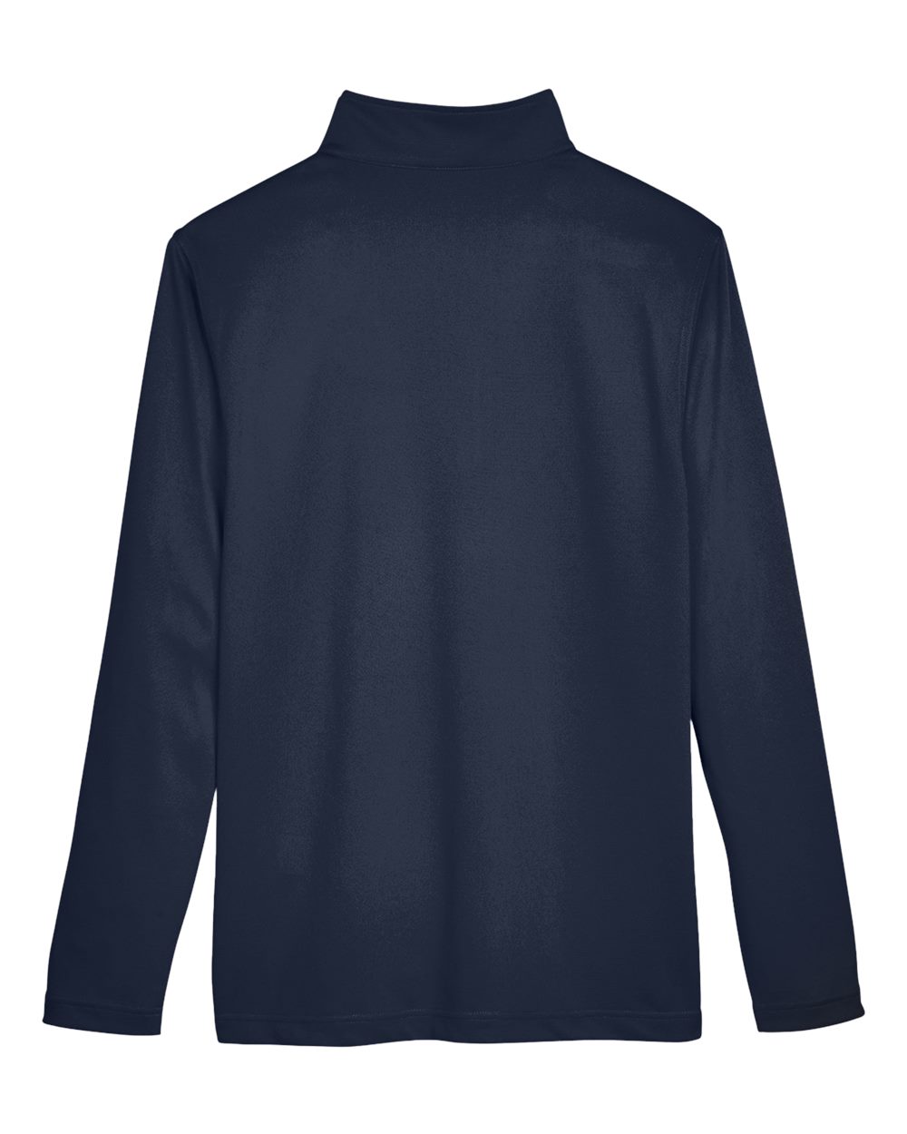 Rear View of Dark Navy Men's Advantage Snag Protection Plus Quarter-Zip Pullover - M748
