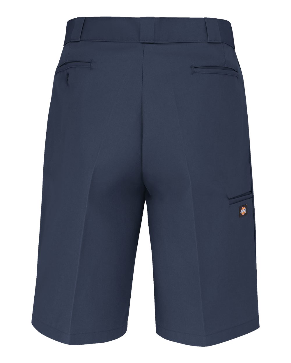 Rear View of Dark Navy Multi-Pocket Work Shorts - Extended Sizes - 4228EXT