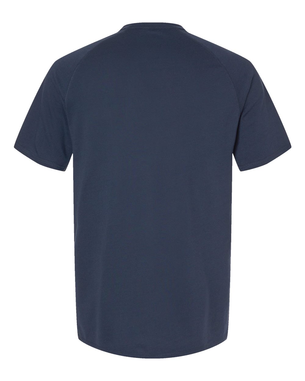 Rear View of Dark Navy Performance Cooling T-Shirt - Tall Sizes - S600T