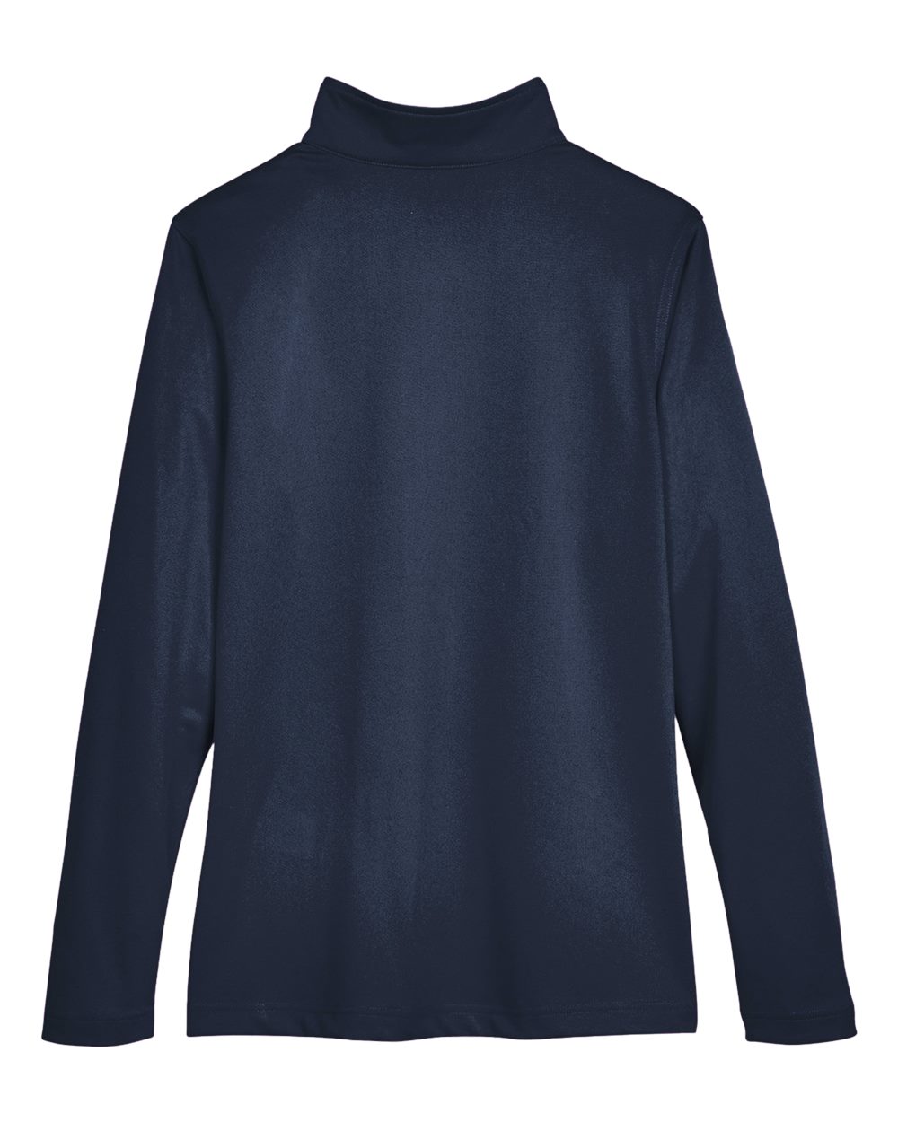 Rear View of Dark Navy Women's Advantage Snag Protection Plus Quarter-Zip Pullover - M748W