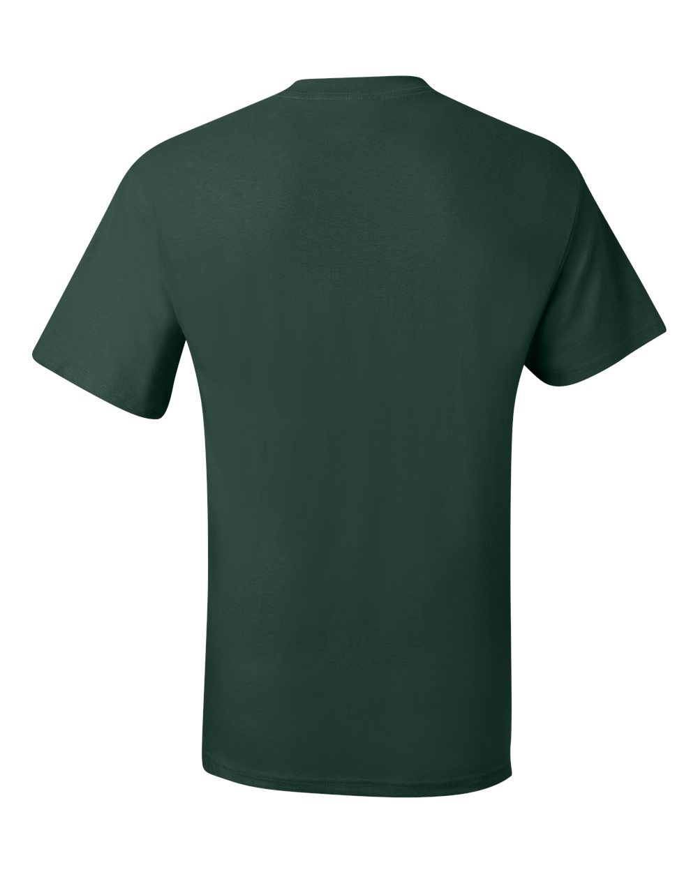 Rear View of Deep Forest Beefy-T® Pocket T-Shirt - 5190