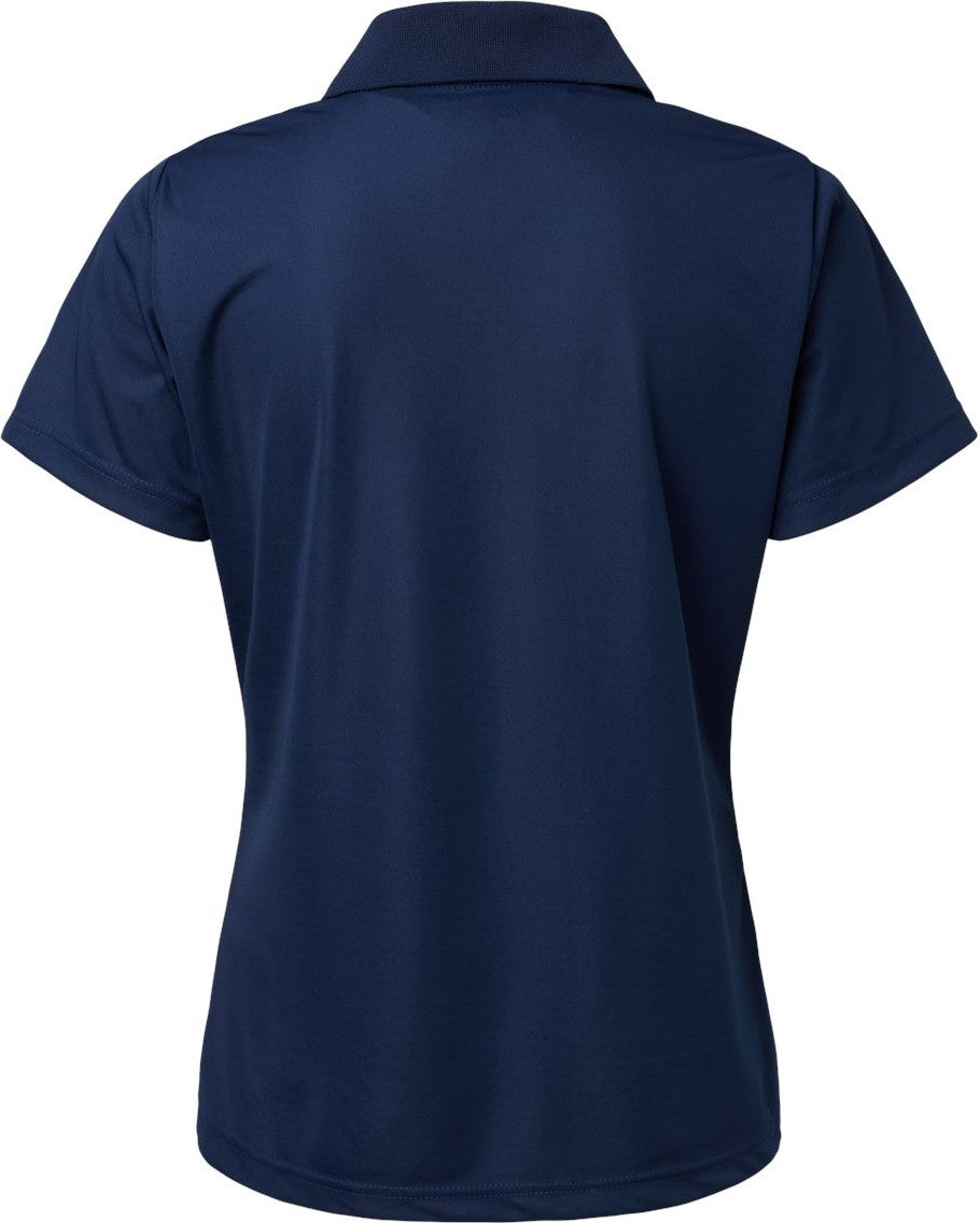 Rear View of Deep Navy Women's Sebring Performance Polo - 504