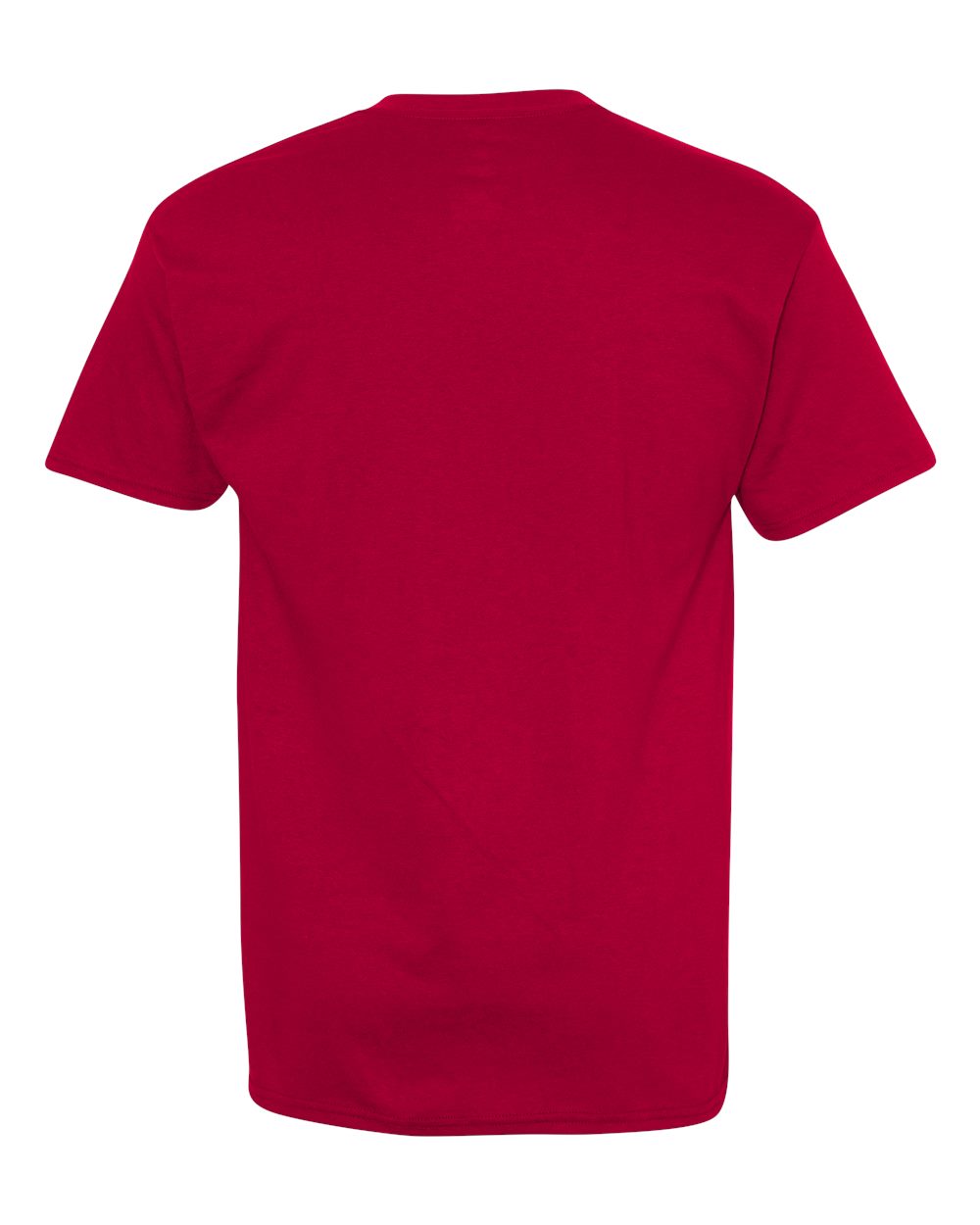 Rear View of Deep Red X-Temp® Performance T-Shirt - 4200