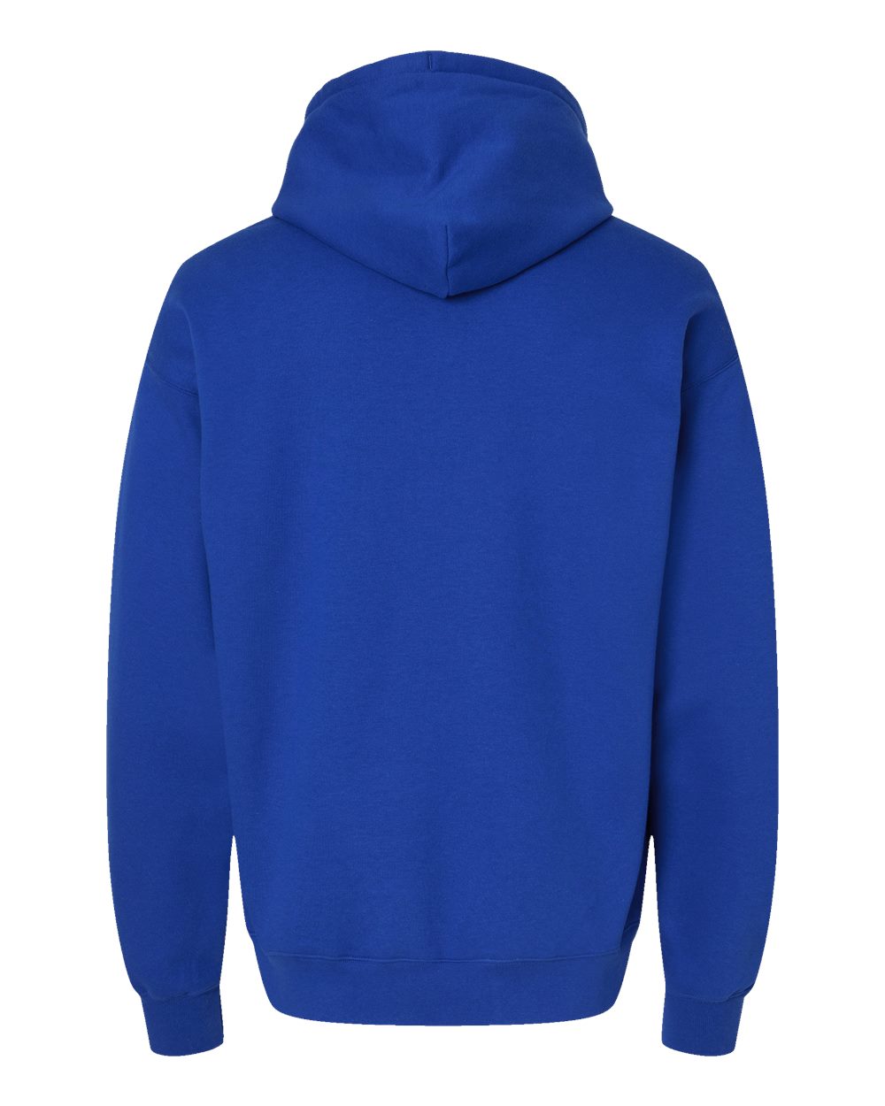 Rear View of Deep Royal Perfect Sweats Hooded Sweatshirt - RS170