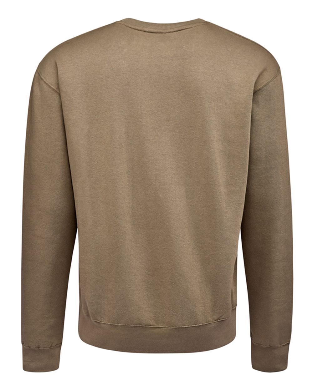 Rear View of Desert BTB Fleece Crewneck Sweatshirt - 8721