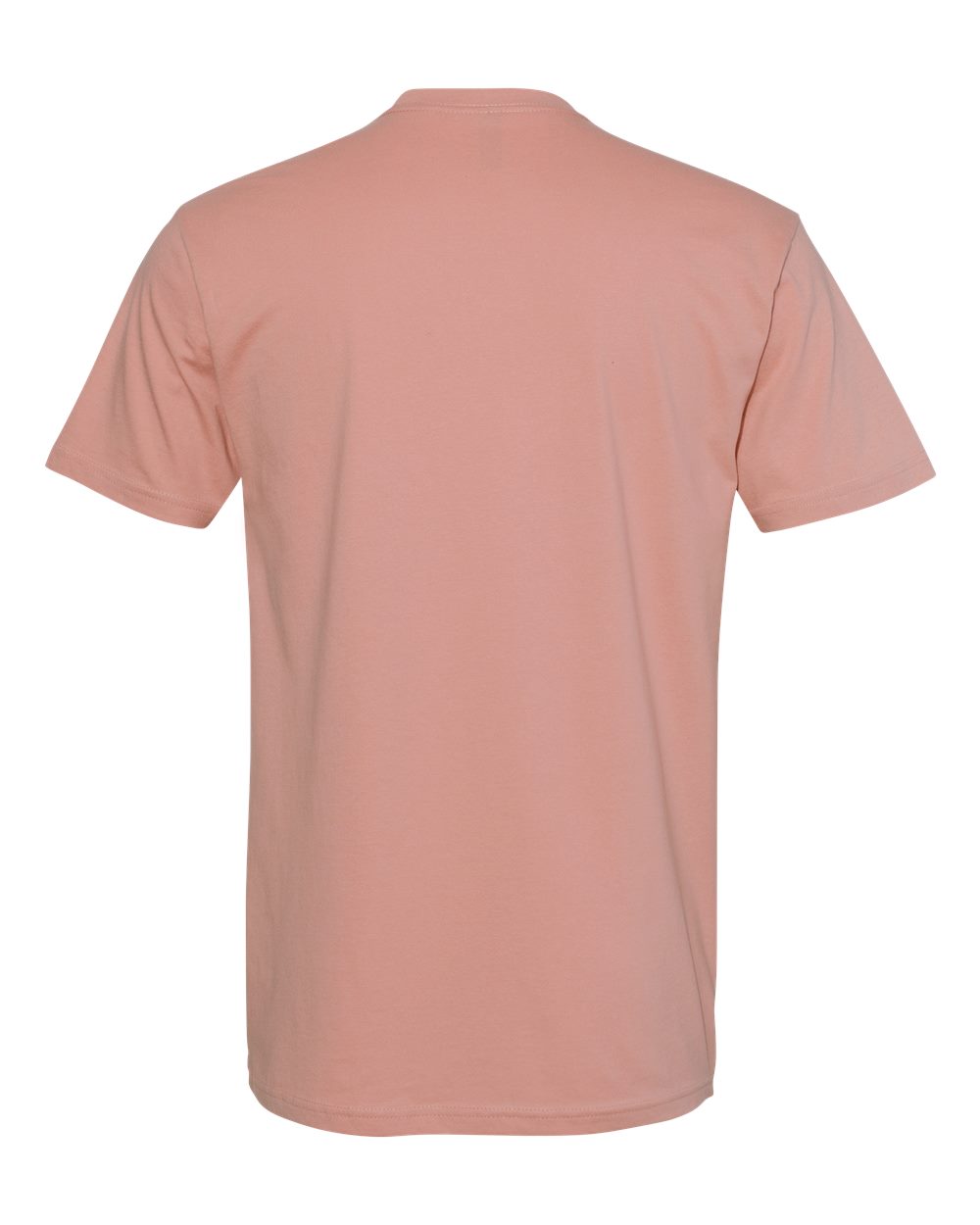 Rear View of Desert Pink Cotton T-Shirt - 3600