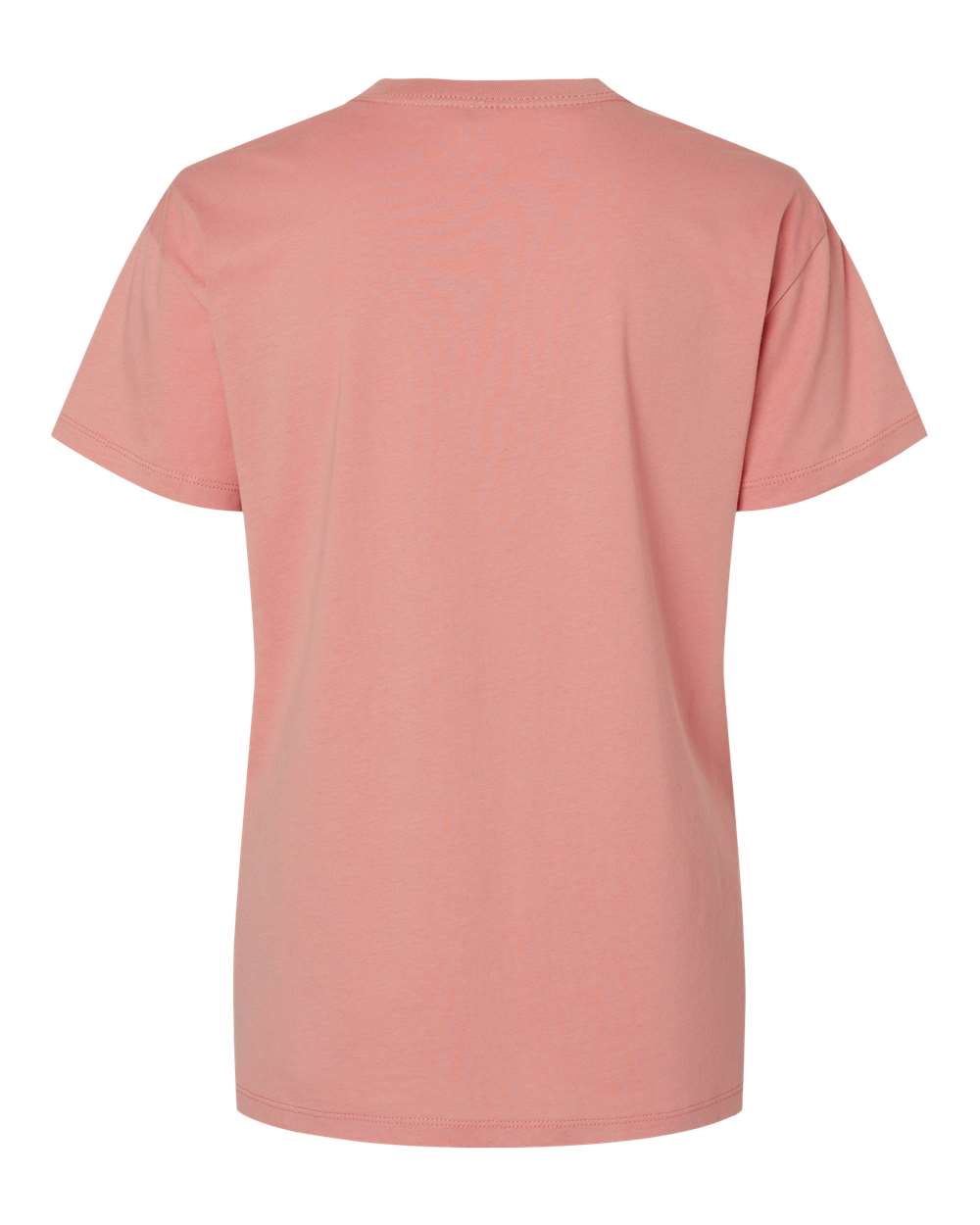 Rear View of Desert Pink Women's Cotton Relaxed T-Shirt - 3910