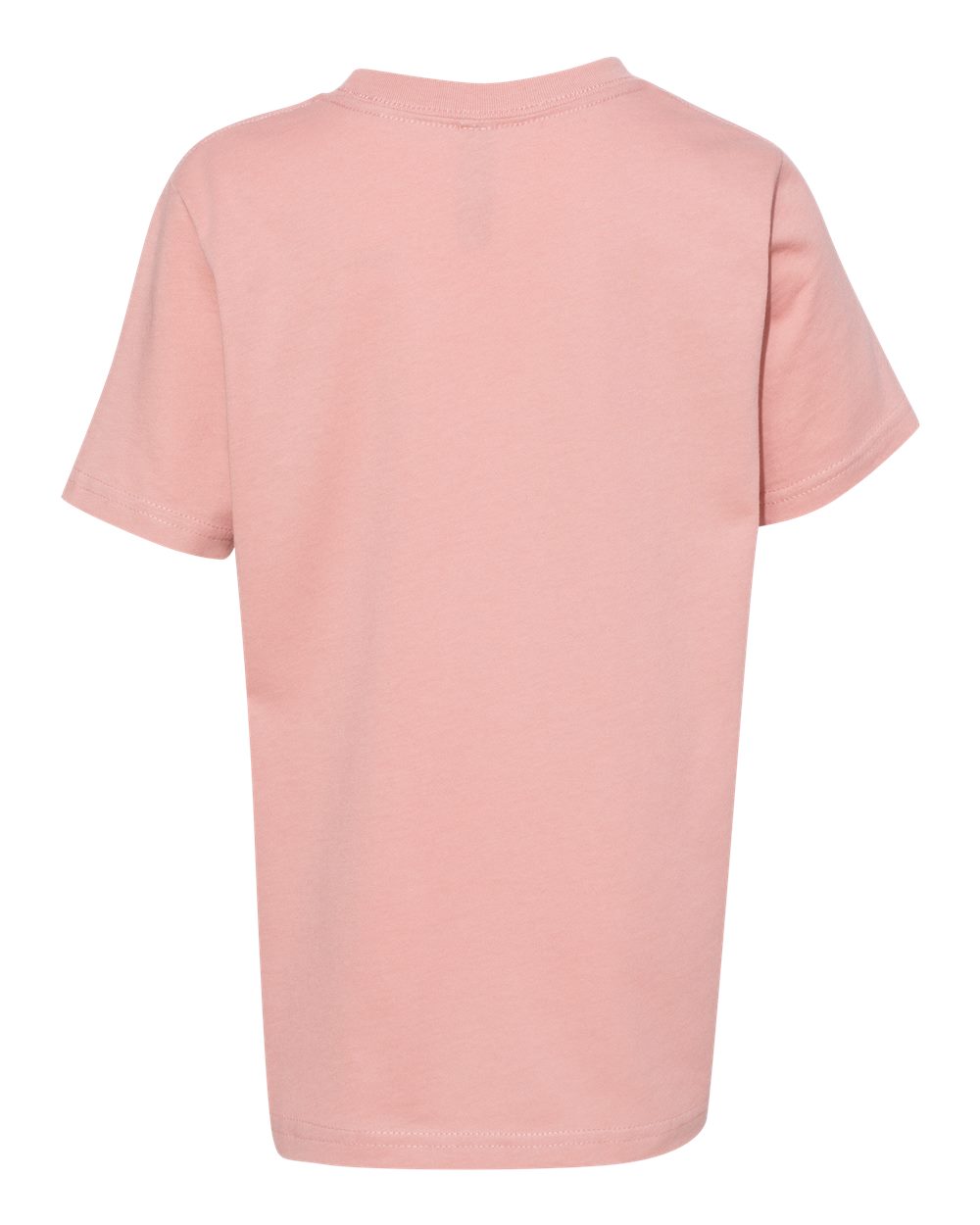 Rear View of Desert Pink Youth Cotton T-Shirt - 3310
