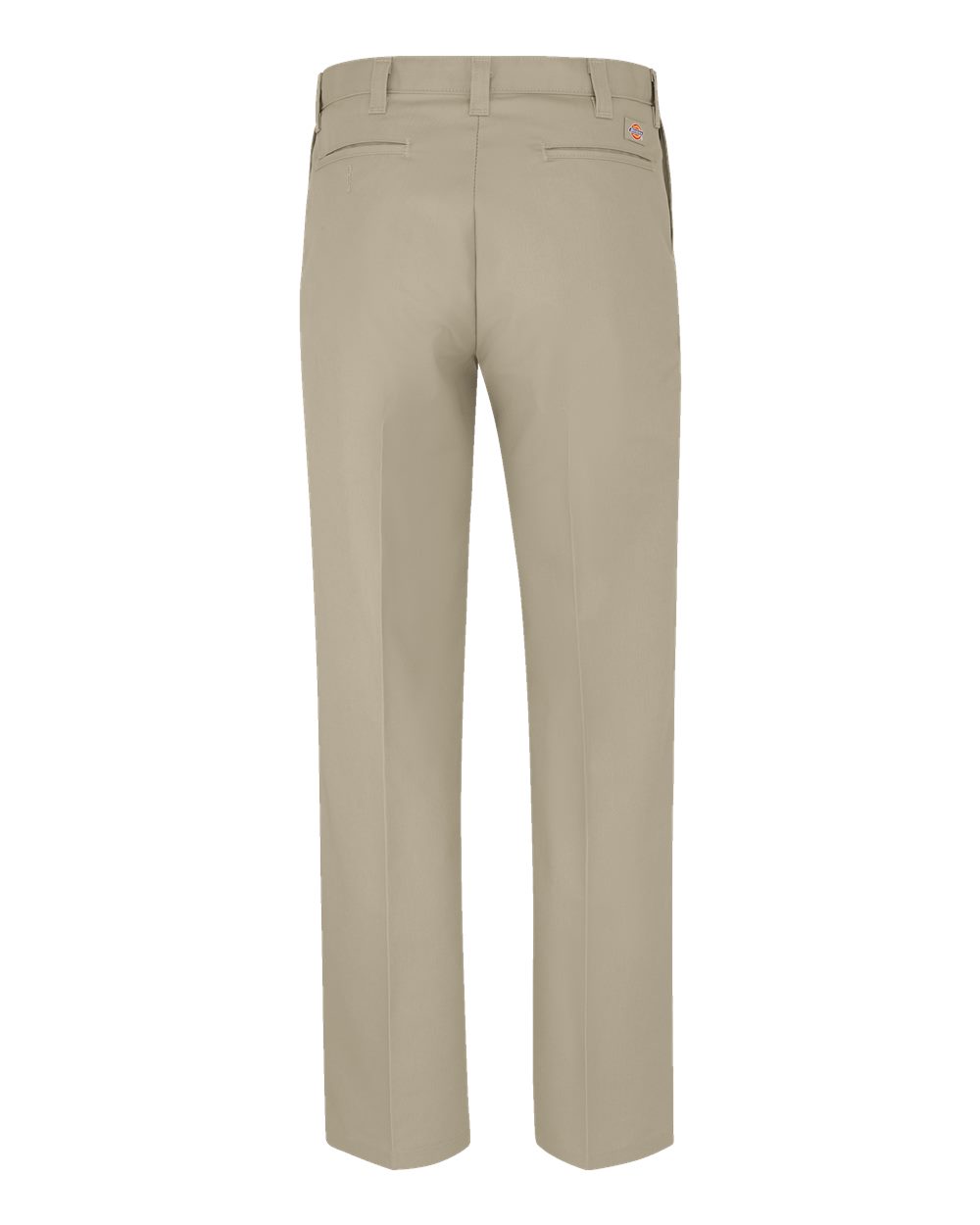 Rear View of Desert Sand - 30I Industrial Flat Front Pants - Extended Sizes - LP92EXT