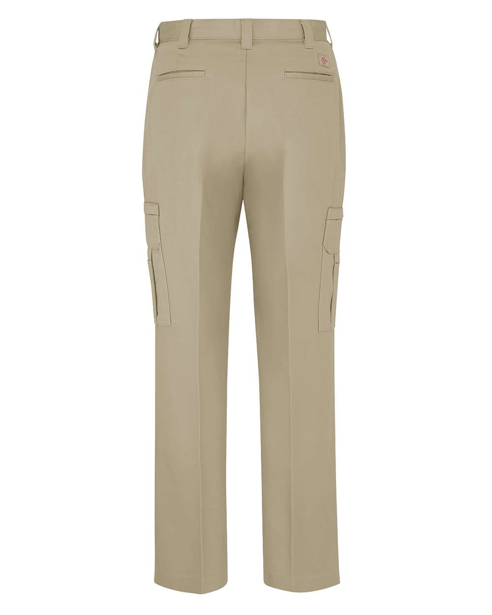 Rear View of Desert Sand - 32I Industrial Cotton Cargo Pants - LP39