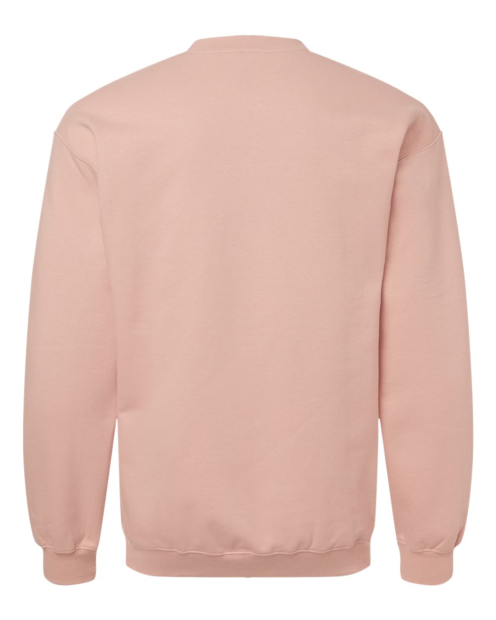 Front View of Dusty Rose Softstyle® Midweight Crewneck Sweatshirt - SF000