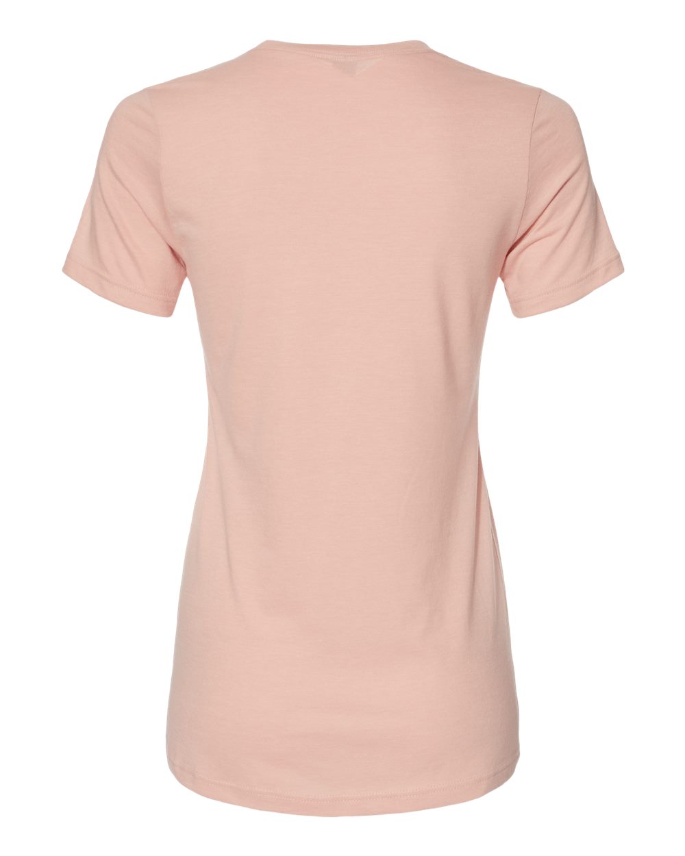 Rear View of Dusty Rose Softstyle® Women's CVC T-Shirt - 64001LCVC