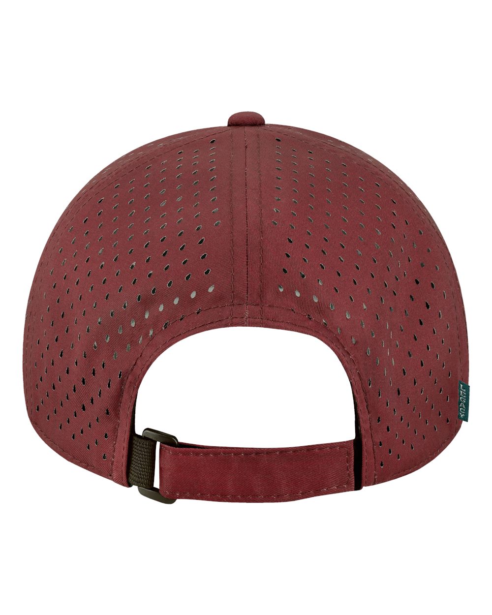 Rear View of Eco Maroon Reclaim Sport Mesh Cap - RECS