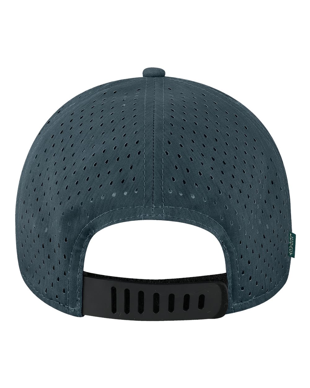 Rear View of Eco Navy Reclaim Mid-Pro Adjustable Cap - REMPA