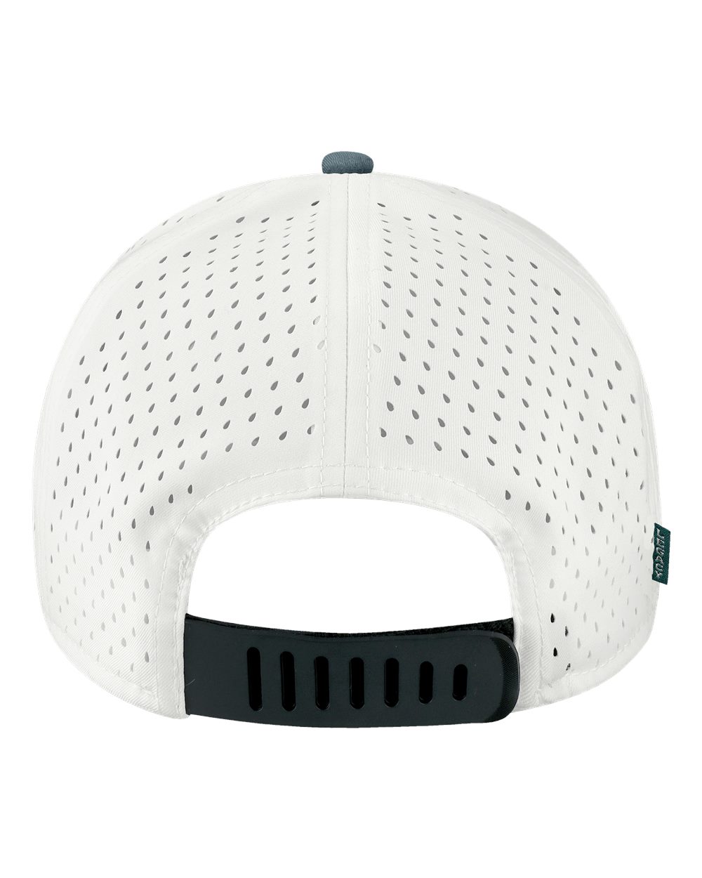 Rear View of Eco Navy/ White Reclaim Mid-Pro Adjustable Cap - REMPA