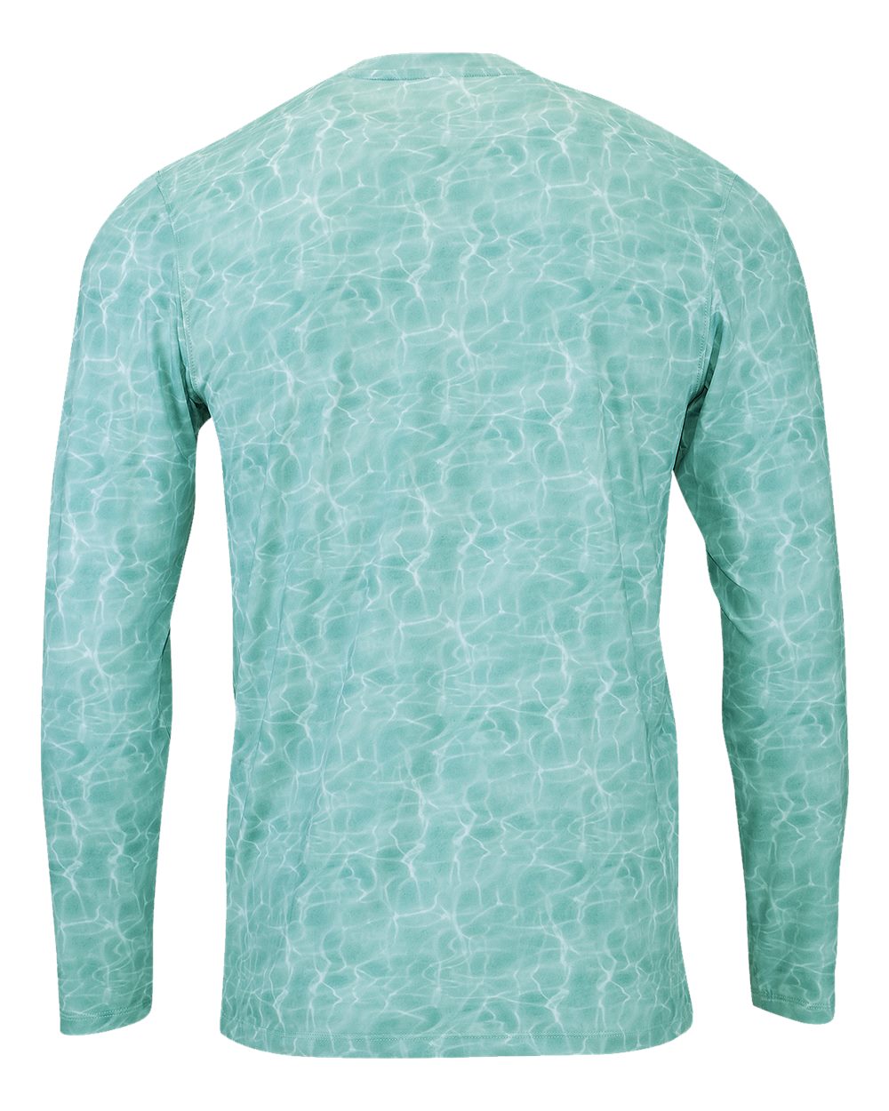 Rear View of Emerald Water Belize Sublimated Long Sleeve T-Shirt - 230